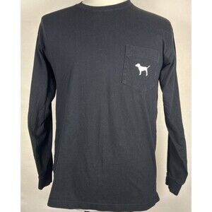 Victoria's Secret T-Shirt Women’s Small Long Sleeve Dog Graphic Pocket
